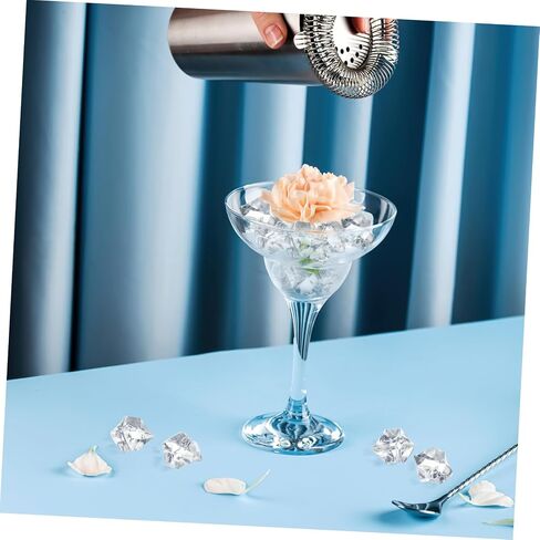 100pcs Decorative Fake Ice Cubes Simulation Snowflake Ice Cubes Photo Props for Home Kitchen Wedding in Kuwait
