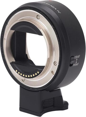 Camera Lens Adapter, EF Mount Lens - NEX Camera Adapter, Aluminum Alloy Autofocus NEX to EF Mount Adapter for NEX VG30, #311 in Saudi Arabia