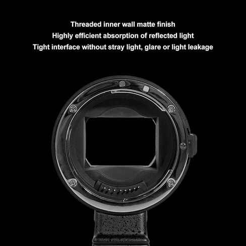 Camera Lens Adapter, EF Mount Lens - NEX Camera Adapter, Aluminum Alloy Autofocus NEX to EF Mount Adapter for NEX VG30, #311 in Saudi Arabia