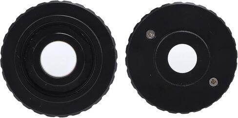 Hilitand Microscope Adapter 0.35X 38mm C Mount Lens Adapter Tube for Microscope with CX Photo Port Compatible with 2/3in to 1in Cameras in Saudi Arabia