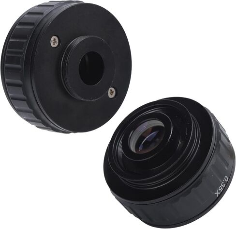 Hilitand Microscope Adapter 0.35X 38mm C Mount Lens Adapter Tube for Microscope with CX Photo Port Compatible with 2/3in to 1in Cameras in Saudi Arabia