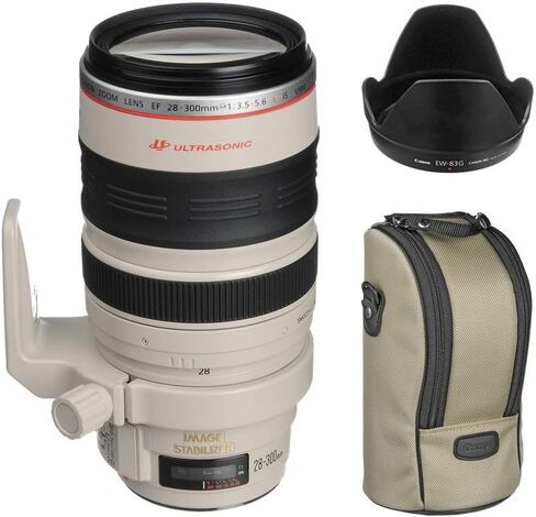 Canon EF 28-300mm f/3.5-5.6L هو الإصدار الدولي لعدسة USM (بدون ضمان) (متجدد) in Kuwait