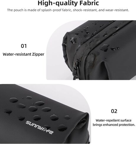 Carrying Case for DJI Osmo Pocket 3, Portable Travel Storage Shoulder Bag, Large Capacity Protective Handbag for DJI Osmo Pocket 3 Creator Combo Camera Accessories (Yellow) in Saudi Arabia