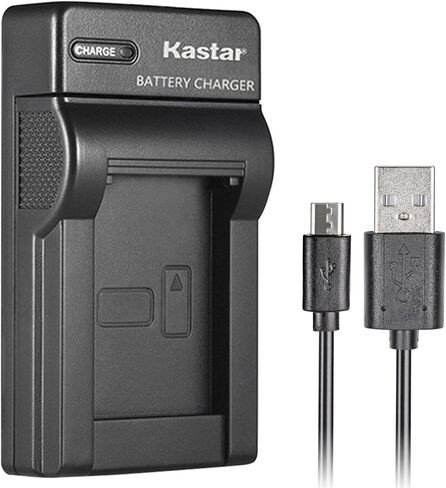 Kastar Slim USB Charger for NP-BY1 EN-EL11 LI-60B DLI-78 DB-L70 DB-80 LI-60C MH-64 and Sony Action Cam Mini HDR-AZ1 Nikon Coolpix S550 S560 Olympus FE-370 Optio L50 M50 M60 S1 V20 W60 W80 in Saudi Arabia