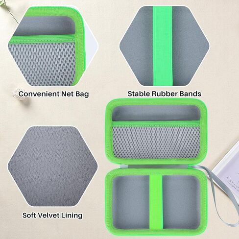 Hard Case Replacement for Kodak Printomatic Full-Color Instant Print Digital Camera (White+Green Case) in Saudi Arabia