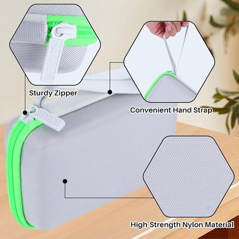 Hard Case Replacement for Kodak Printomatic Full-Color Instant Print Digital Camera (White+Green Case) in Saudi Arabia