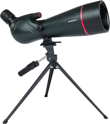 SVBONY SV406 20-60x80 Spotting Scope with Tripod,SC001 WiFi, 3-Axis Adjustable Adapter,HD Optical System with BAK4 Prism, Waterproof & Fogproof, Spotting Scopes for Target Shooting, Bird Watching in Saudi Arabia