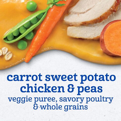 Gerber Stage 2 Baby Food, Baby Food Pouches, Sweet Potato Carrot Beef & Tomato, Nourishing Blends, No Artificial Flavors or Colors, 12-Pack in Saudi Arabia