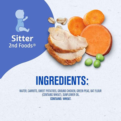 Gerber Stage 2 Baby Food, Baby Food Pouches, Sweet Potato Carrot Beef & Tomato, Nourishing Blends, No Artificial Flavors or Colors, 12-Pack in Saudi Arabia