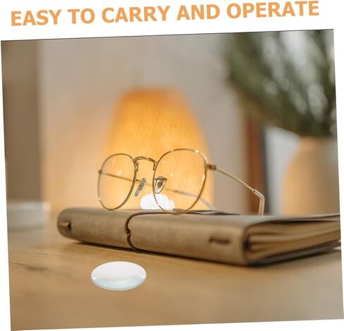 2pcs Double Convex Lens 30mm Diameter 50mm Focal Length Optical Glass for Physics Experiments and Educational Tools in Kuwait