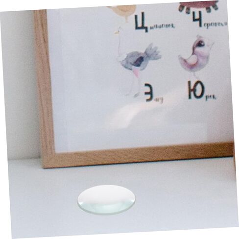 2pcs Double Convex Lens 30mm Diameter 50mm Focal Length Optical Glass for Physics Experiments and Educational Tools in Kuwait