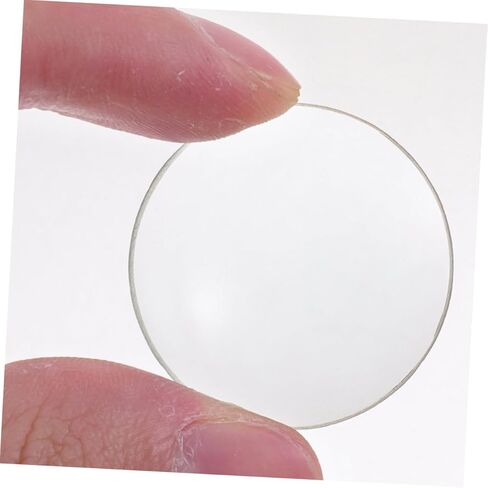2pcs Double Convex Lens 30mm Diameter 50mm Focal Length Optical Glass for Physics Experiments and Educational Tools in Kuwait