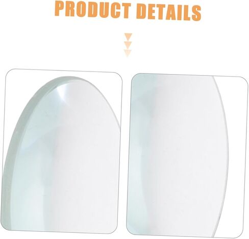 2pcs Double Convex Lens 30mm Diameter 50mm Focal Length Optical Glass for Physics Experiments and Educational Tools in Kuwait
