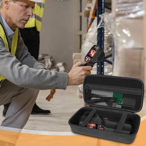 حافظة صلبة لهاتف FLIR TG165-X/AMPBANK H128 / TOPDON TC004 Mini/HSFTOOLS F2W - مساحة تخزين واقية مخصصة للكاميرات الحرارية والأشعة تحت الحمراء (الجراب فقط) in Kuwait