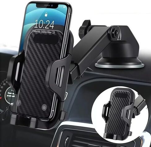 Car Phone Mount Holder for Mazda CX-90 2023 2024,Dashboard Windshield Phone Holder Strongest Suction Cup 360° Adjustable Hands Free Anti-Drop Cell Phone Holder in Saudi Arabia
