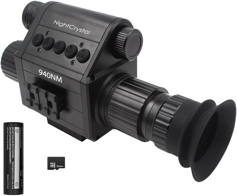 1080p التكتيكية الصيد للرؤية الليلية نطاق كاميرا فيديو أحادية DVR مع المدمج في الأشعة تحت الحمراء IR مصباح يدوي شاشة OLED HD مع التكبير الرقمي قابل للتعديل in Kuwait