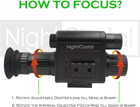 1080p التكتيكية الصيد للرؤية الليلية نطاق كاميرا فيديو أحادية DVR مع المدمج في الأشعة تحت الحمراء IR مصباح يدوي شاشة OLED HD مع التكبير الرقمي قابل للتعديل in Kuwait