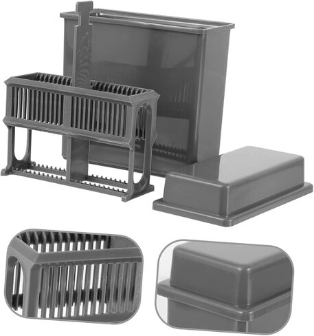1Set Plastic Microscope Slides Staining Rack for Laboratory Use Staining Jar Storage for Teaching Research Experiments Design in Saudi Arabia