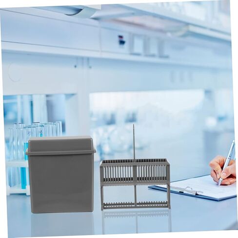 1Set Plastic Microscope Slides Staining Rack for Laboratory Use Staining Jar Storage for Teaching Research Experiments Design in Saudi Arabia