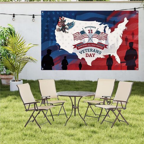 Veterans Day Backdrop,Blue and Red Photo Booth Wall Banner,Map of America Background for Photography American Flag Party Decorations and Supplies for Home House Decor-71x43 inches (Red and Blue 3) in Saudi Arabia