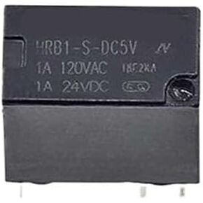10 قطعة مرحل HRB1-S-DC5V HRB1-S-DC12V DC24V 6 دبابيس 1A واحد مفتوح وواحد مغلق (10 قطعة HRB1-S-DC05V) in Kuwait