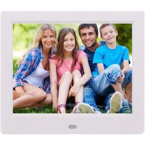 إطار صورة رقمي، إطار صور رقمي 1024 * 600 دقة عالية كاملة IPS 16:9 عرض صورة ومشغل فيديو وموسيقى تقويم منبه تلقائي ومؤقت إيقاف للإعلانات الإلكترونية، in Kuwait