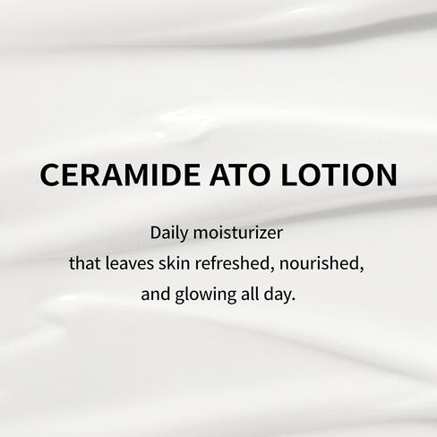 Illiyoon Ceramide Ato Lotion | Lightweight Moisturizer for Dry & Sensitive Skin, Barrier Repair for Face & Body, Mild for Babies, Vegan Certified, Korean Skin Care, 11.83 fl.oz. in Kuwait