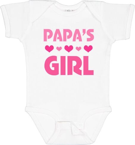 inktastic Papas Girl Granddaughter Baby Bodysuit in Saudi Arabia