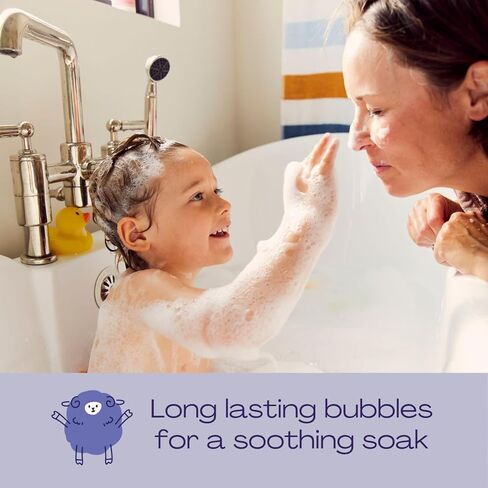 Hello Bello Ultra-Hydrating Baby Bubble Bath, Soft Lavender Scented, Tear Free & Safe for Sensitive Skin, Dermatologist Tested & Pediatrician Approved, 10oz Bottle in Kuwait