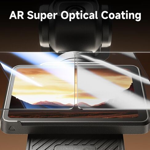 Screen Protector for DJI Pocket 3, Scratch Resistant Tempered Glass Film, 9H Hardness, Tempered Film for Osmo Pocket 3 Lens Screen Protective Film Combo Accessories, Film with Installation Tool in Saudi Arabia