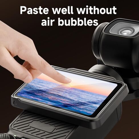 Screen Protector for DJI Pocket 3, Scratch Resistant Tempered Glass Film, 9H Hardness, Tempered Film for Osmo Pocket 3 Lens Screen Protective Film Combo Accessories, Film with Installation Tool in Saudi Arabia