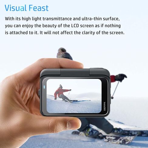 Screen Protector for Insta360 GO Ultra, HD Tempered Glass,9h Hardness,Scratch,Anti-Fingerprin,Lens Protector for Insta360 GO Ultra Camera[2+2pack] in Saudi Arabia