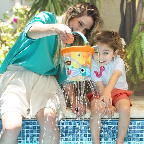 مجموعة ألعاب الاستحمام من Yookidoo - صنارة صيد مغناطيسية، سمكة تتلوى + 3 أسماك عائمة مع 3 تأثيرات فريدة - لعبة وقت الاستحمام وحمام السباحة خالية من العفن للأطفال الصغار والأطفال (من سن 2 إلى 6 سنوات) in Kuwait