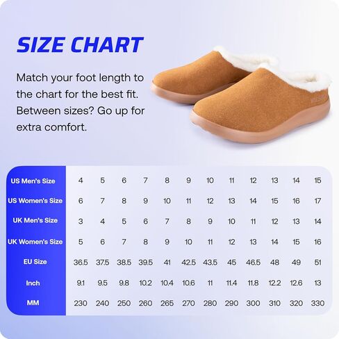 VALSOLE Winter Thermal Slippers for Women and Men, Arch Support House Shoes, 220+ Lbs Plantar Fasciitis Flat Feet Slippers, Warm Slip-on Slippers for Indoor Outdoor in Kuwait