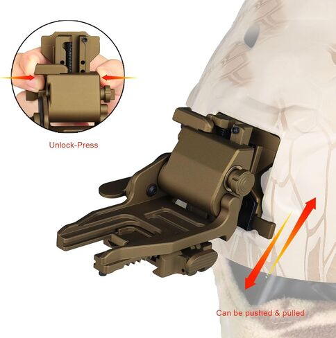 نظارات الرؤية الليلية NVG Mount for L4G24 Metal Helmet Mount PVS15/18 in Kuwait