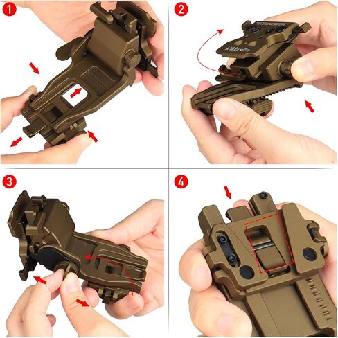 نظارات الرؤية الليلية NVG Mount for L4G24 Metal Helmet Mount PVS15/18 in Kuwait