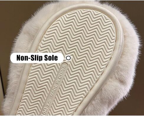 Women Cute House Slippers Fuzzy Warm Cozy Fluffy Winter Slipper Snow Ball Shape Indoor in Saudi Arabia