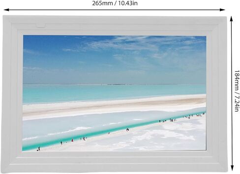 AUNMAS 10.1 بوصة إطار صور رقمي HD شاشة تعمل باللمس واي فاي إطار الصورة مع تدوير تلقائي G الاستشعار عن تطبيق Frameo تشغيل الفيديو الموسيقى in Saudi Arabia