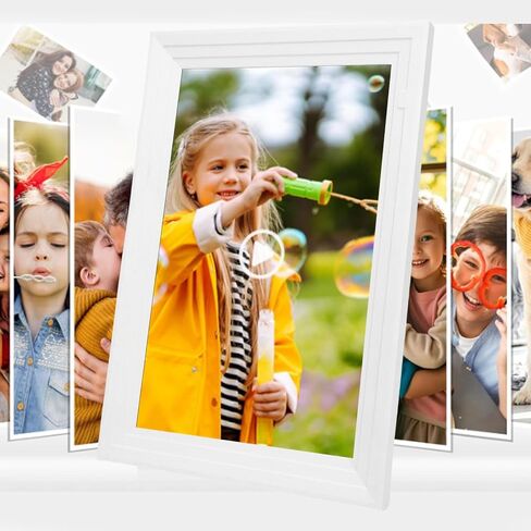 AUNMAS 10.1 بوصة إطار صور رقمي HD شاشة تعمل باللمس واي فاي إطار الصورة مع تدوير تلقائي G الاستشعار عن تطبيق Frameo تشغيل الفيديو الموسيقى in Saudi Arabia