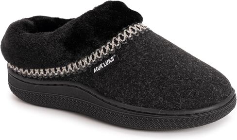 MUK LUKS Women's Neira Faux Wool Clog Slipper in Saudi Arabia