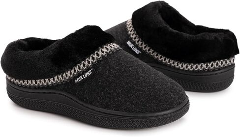 MUK LUKS Women's Neira Faux Wool Clog Slipper in Saudi Arabia