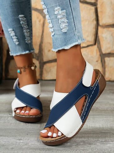 2025 Women's Roman Gladiator Sandals - Platform Beach Casual Open-Toe Sandals with Dress-Friendly Straps, Non-Slip Sole Summer Fashion Footwear in Saudi Arabia