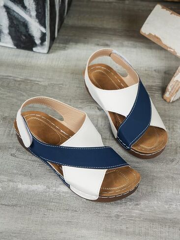 2025 Women's Roman Gladiator Sandals - Platform Beach Casual Open-Toe Sandals with Dress-Friendly Straps, Non-Slip Sole Summer Fashion Footwear in Saudi Arabia
