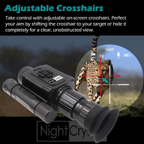 نطاق الرؤية الليلية، منظار أحادي للرؤية النهارية/الليلية 940 نانومتر مع كاميرا وفيديو، نظارات رؤية بعدسة بؤرية 50 مم للصيد الليلي والتخييم ومكافحة الآفات in Kuwait