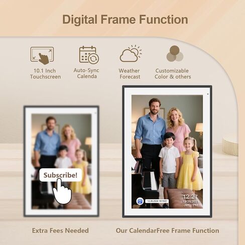 15.6 inch Digital Calendar & Chore Chart,Smart Touchscreen Interactive Display for Family Schedules, Wall & Desk Mountable, Digital Photo Frame Functon, Great for Organizing Your 2026Calendar in Saudi Arabia