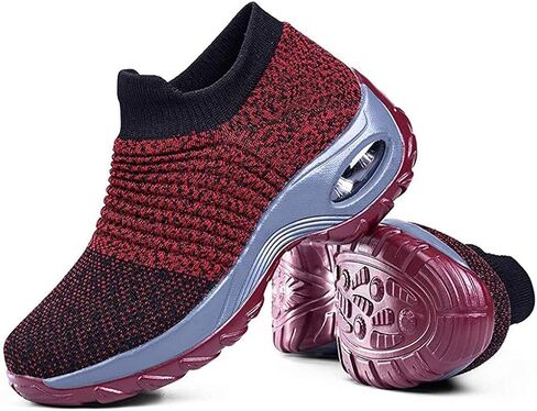 Super Soft Women’s Walking Shoes Ladies Soft Comfy Sole Sneakers Sock Shoes in Saudi Arabia
