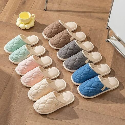 Comfortable Slippers for Women and Men, Non-Slip Soft House Shoes for Home Use in Saudi Arabia