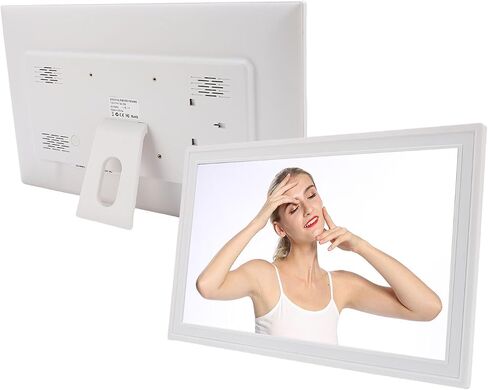 إطار صور رقمي Goshyda مقاس 18.5 بوصة بتقنية WiFi مع ذاكرة 32 جيجابايت | شاشة LED عالية الدقة ومتعددة اللغات | المشاركة عن بعد والتدوير التلقائي للمنزل (قابس أمريكي) in Kuwait