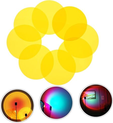 Sunset Atmosphere Lamp Rainbow Film Color Changing Projector for Photography and Parties LED Light for Home Decor and Events in Saudi Arabia