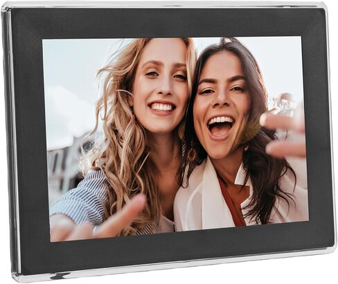 10.1 Inch Digital Photo Frame with LED LCD Touch Screen, Rotating Display, Remote Sharing WiFi, for Android 6.0 Uhale Software (US Plug) in Saudi Arabia